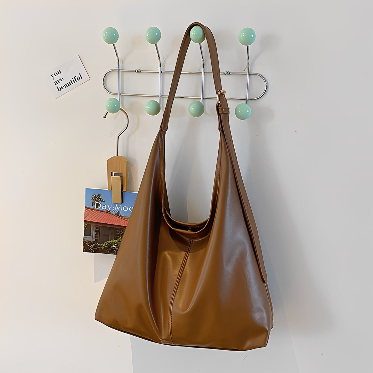 Kathleen - Geantă din piele casual pentru dame