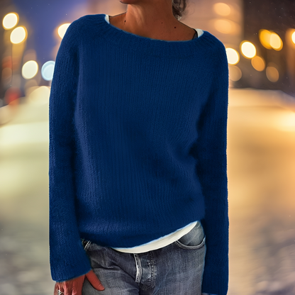 Abeeha - Pulover larg cu temă de brad pentru femei