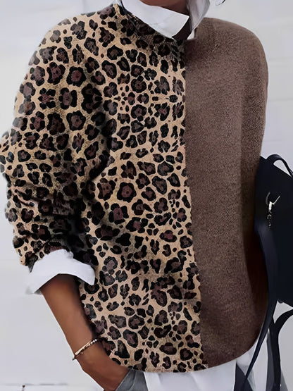 Jamie - Pulover stilat cu model floral pentru dame