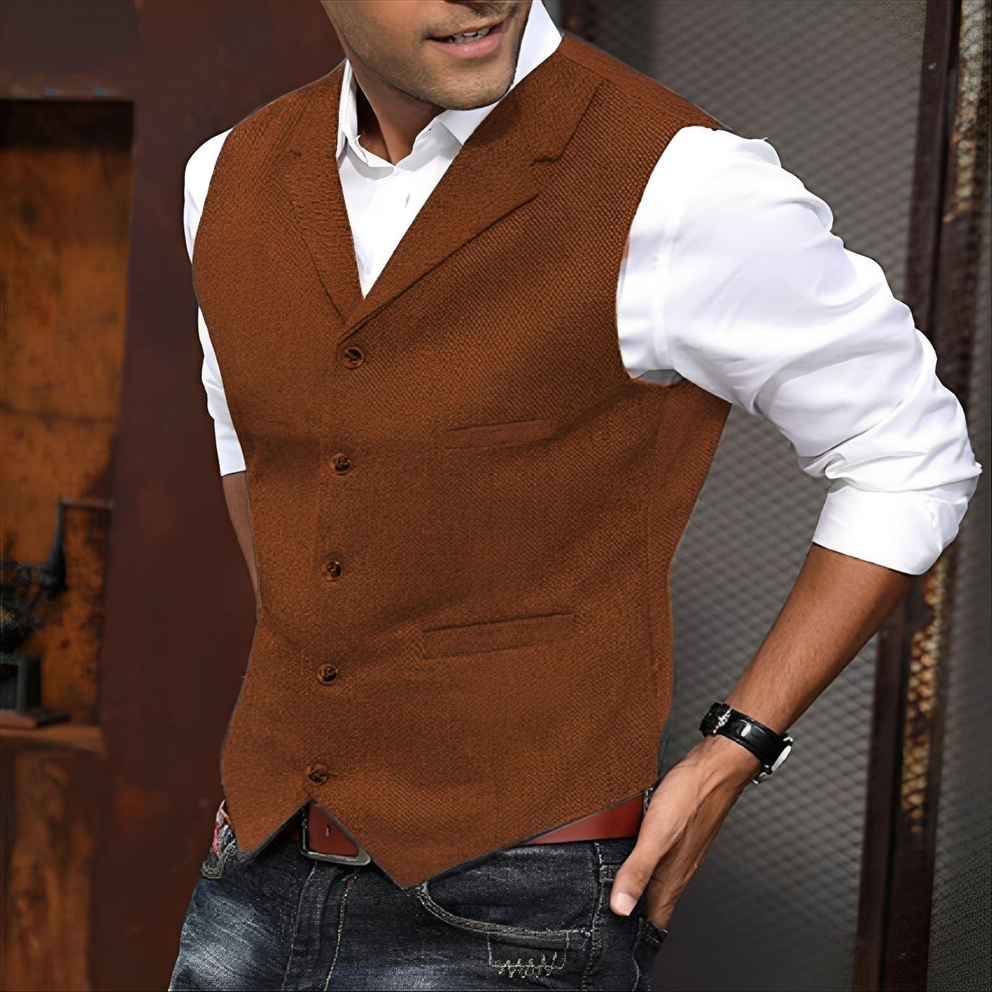 Wesley - Vesta modernă, elegantă pentru bărbați