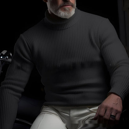Randolf - Pulover elegant și simplu cu guler pentru bărbați