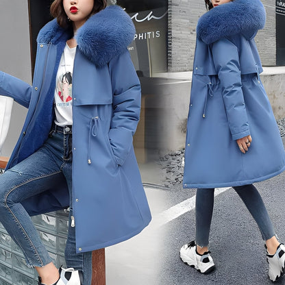 Evette - Stilouos, călduros, manta vătuit cu glugă pentru dame