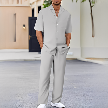 Drian - Set cămașă și pantaloni elegant pentru bărbați