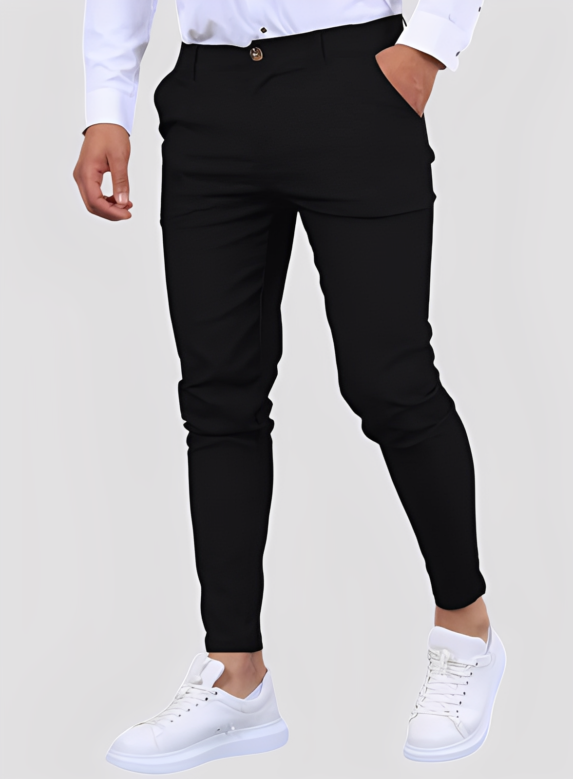 Reynard - Formale, elastice pantaloni skinny pentru bărbați