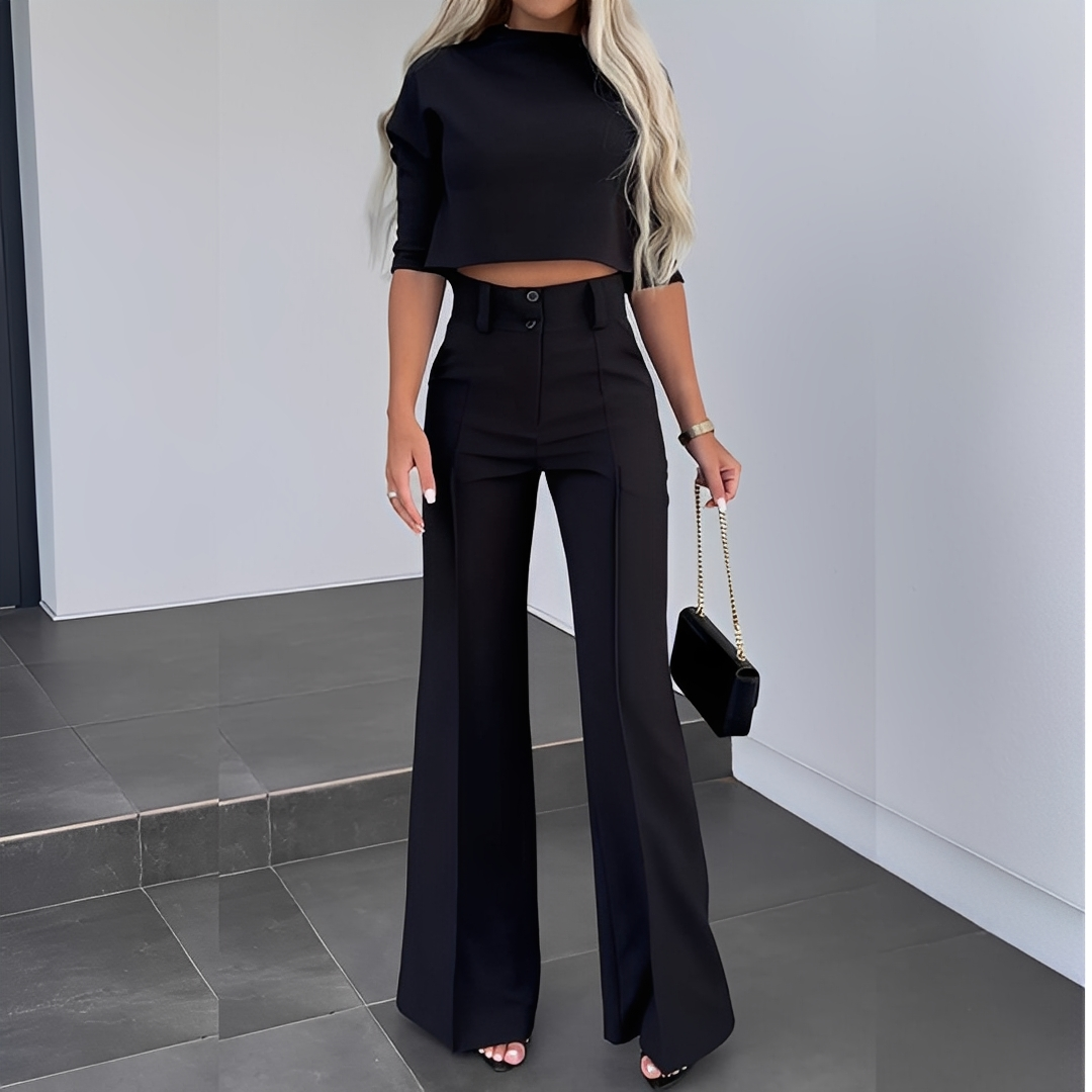 Mélisande - Set modern de bluză și pantaloni pentru femei