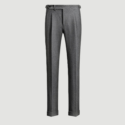 Osbert - Pantaloni casual din lână tweed pentru bărbați