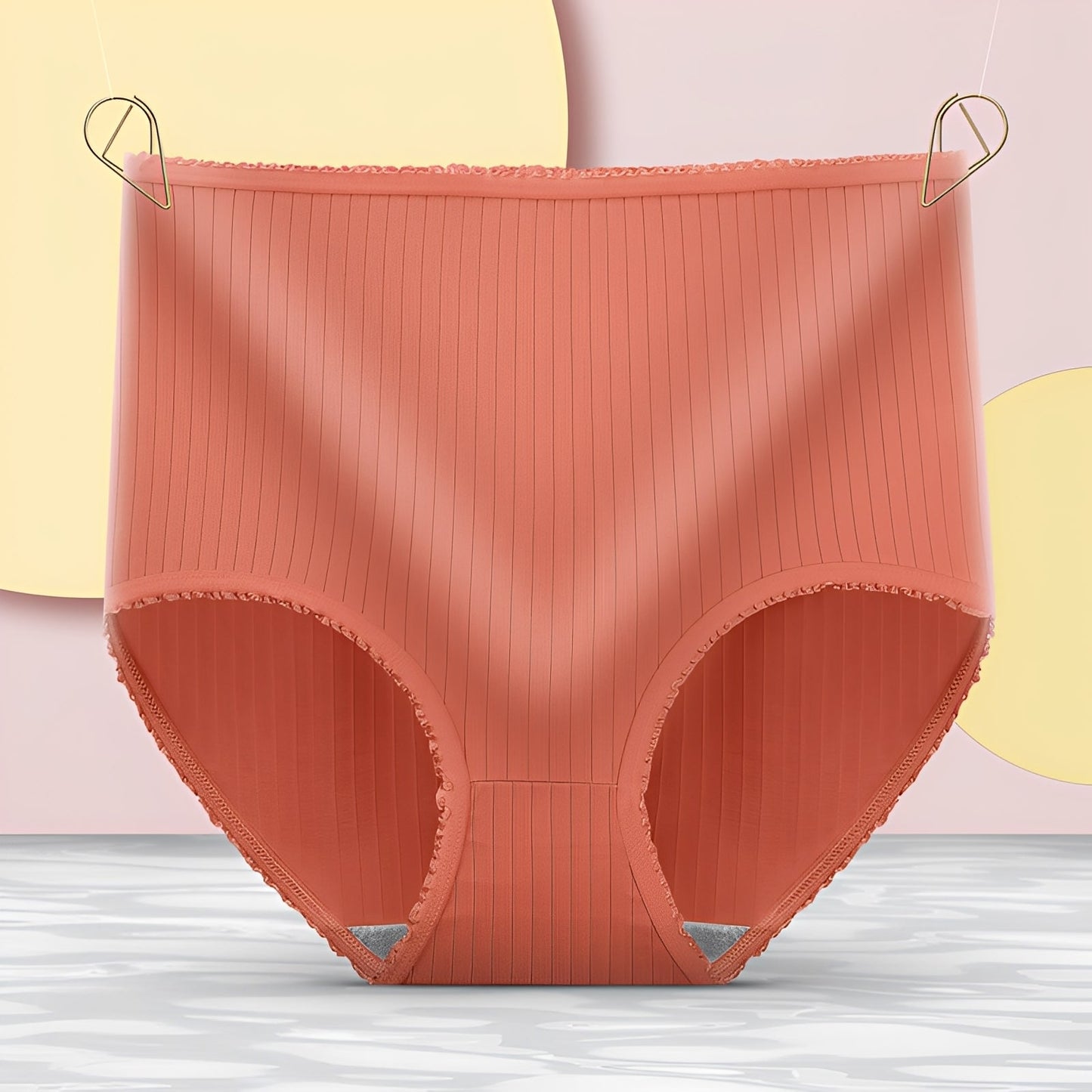 Jodie - Lenjerie intimă simplă cu talie înaltă pentru femei