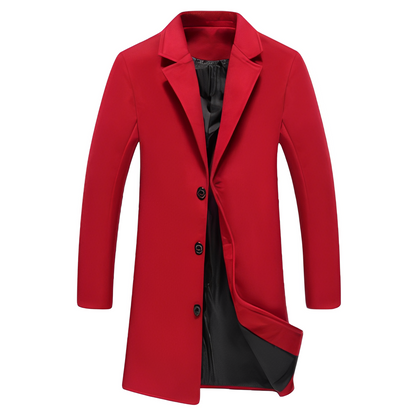 Peyton - Haină de iarnă formală din lână pentru bărbați