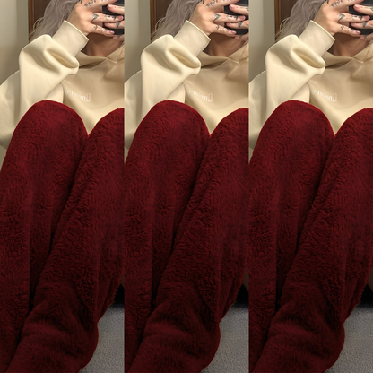 Camellia - Șosete de iarnă calde, peste genunchi, pentru femei