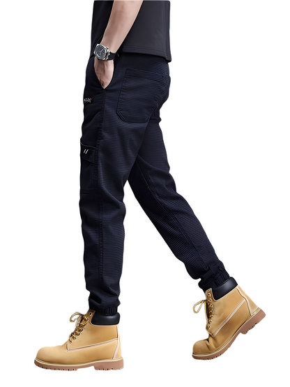 Alvin - Pantaloni de trening stilați cu șnur pentru bărbați