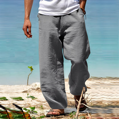 Milan - Pantaloni confortabili din in pentru bărbați