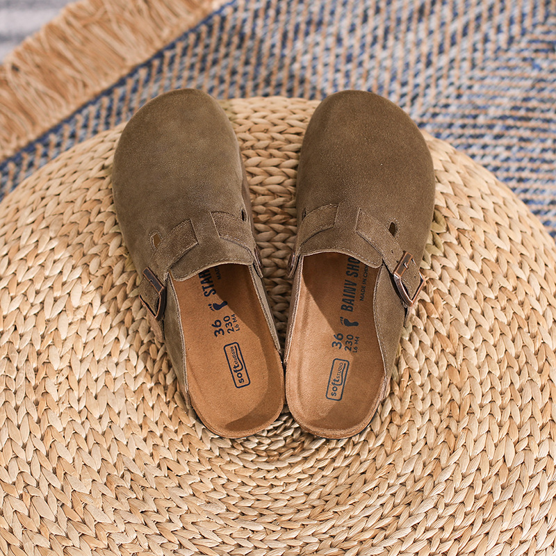 Davina - Loafer unisex din piele întoarsă în stil Old Money