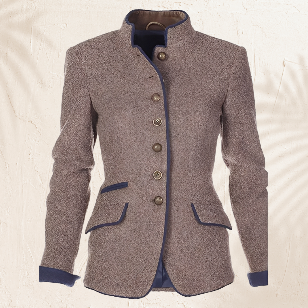 Clémence – Elegantă jachetă monocromă damă