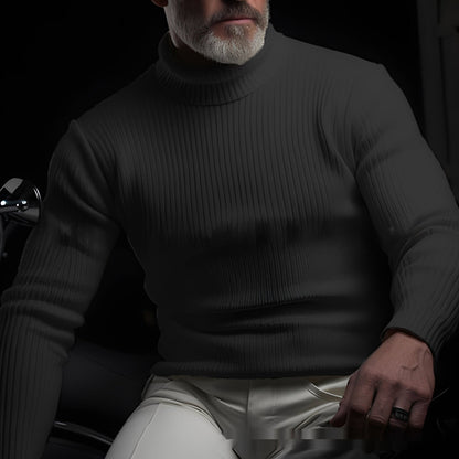 Richard - Pulover elegant, moale cu guler rulat pentru bărbați