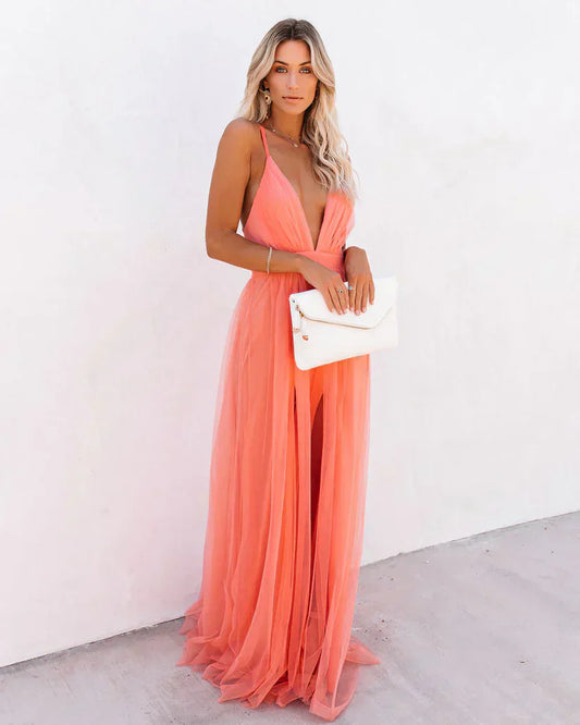 Lilibeth – Rochie Lungă Înflorire Delicată