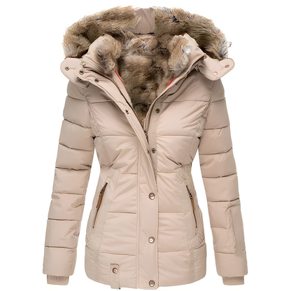 Cassandrine - Jachetă de iarnă matlasată la modă pentru femei