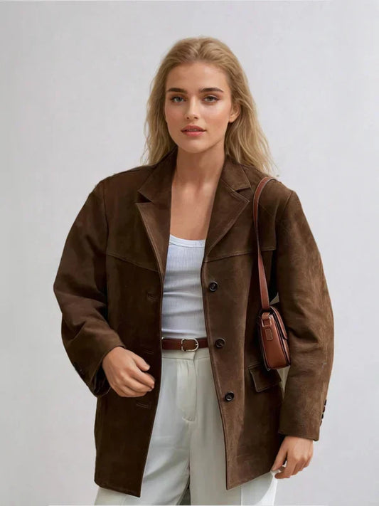 Geniah – Blazer din Piele Sintetică de Lux