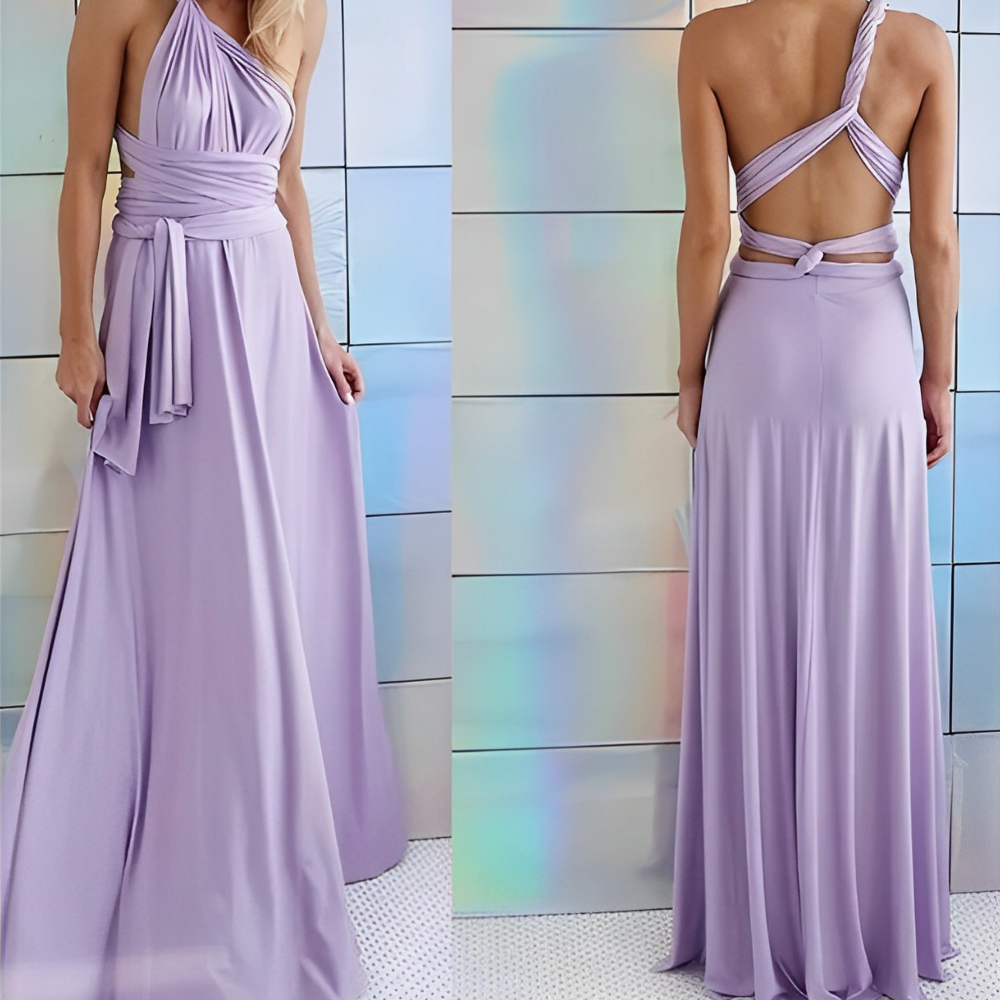 Octavia - Rochie elegantă petrecută cu guler pentru femei