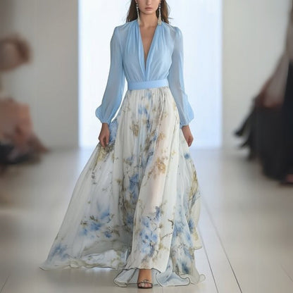 Rita | Elegant Floral Maxi Dress - Image 3