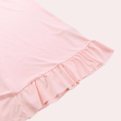 Elisheva - Rochie Maxi Elegantă cu Decolteu în V, Asimetrică