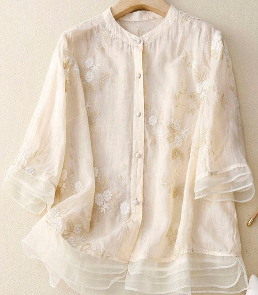 Eloise - Bluză elegantă cu broderie rafinată