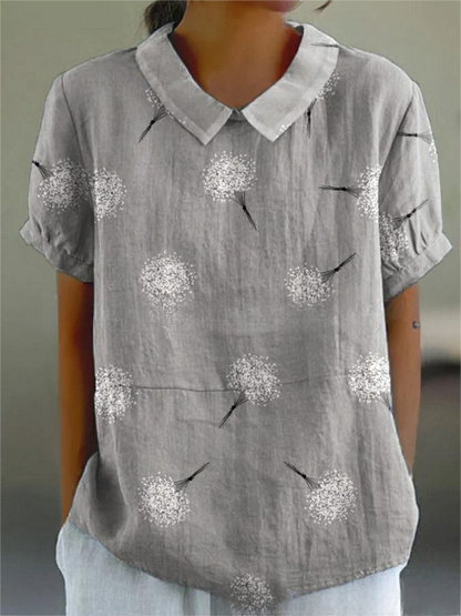 Shelby - Bluza Vintage cu Flori Femei Lejer
