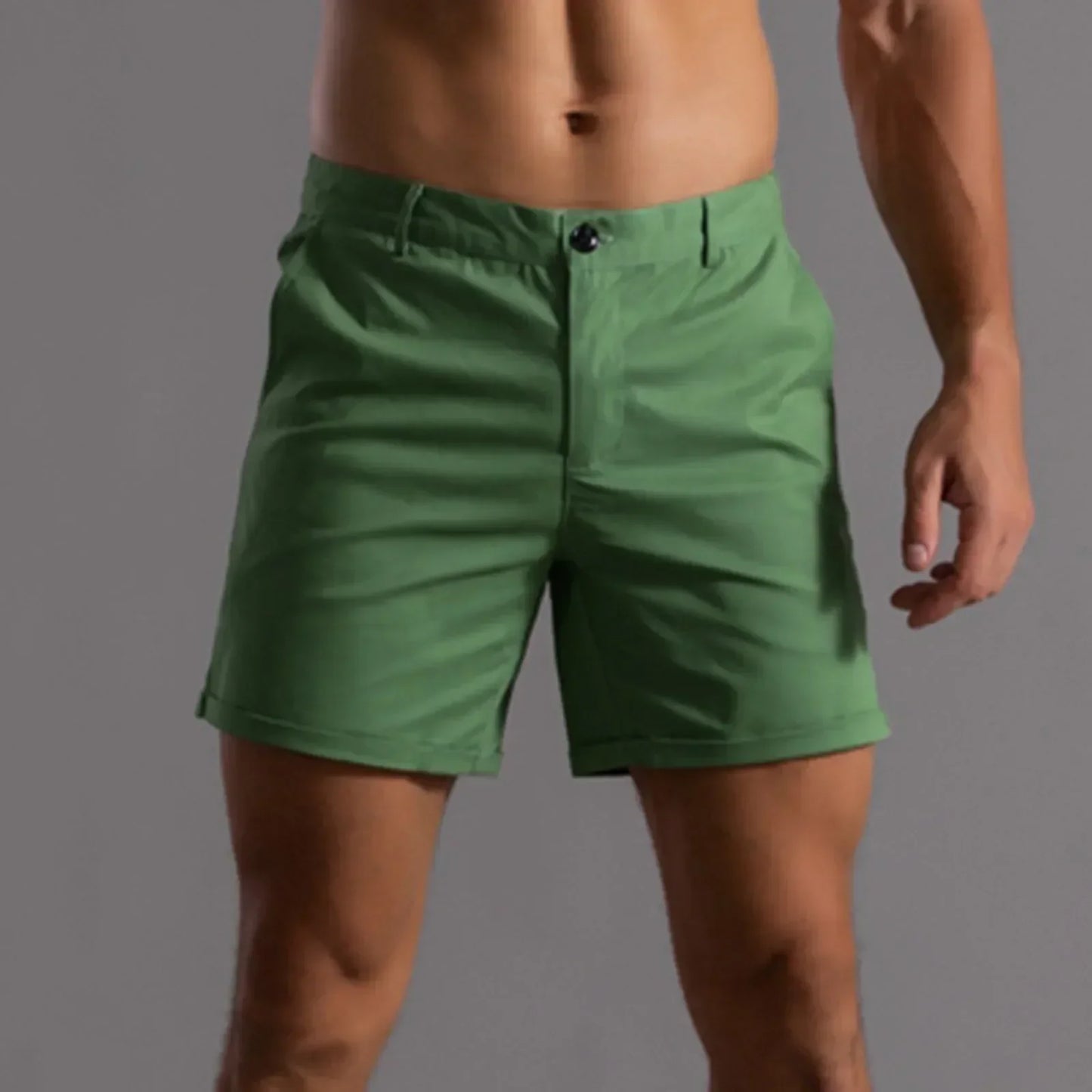 Andrie - Pantaloni Scurți Chino Bărbați Vară Elegant