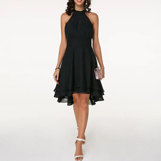 Lucy – Rochie Elegantă și Fluidă cu Volane Delicate