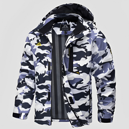 Febous - Jachetă de iarnă impermeabilă pentru bărbați