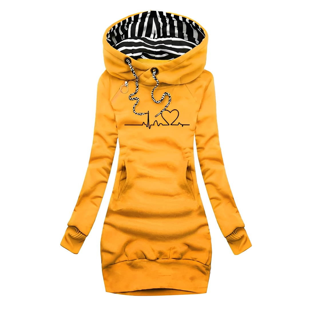 Amandine - Rochie-pulover comodă pentru femei