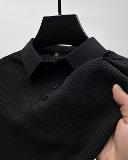 Leonardo - Tricou Polo Mesh Lejer pentru Bărbați