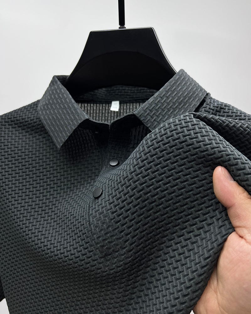 Leonardo - Tricou Polo Mesh Lejer pentru Bărbați