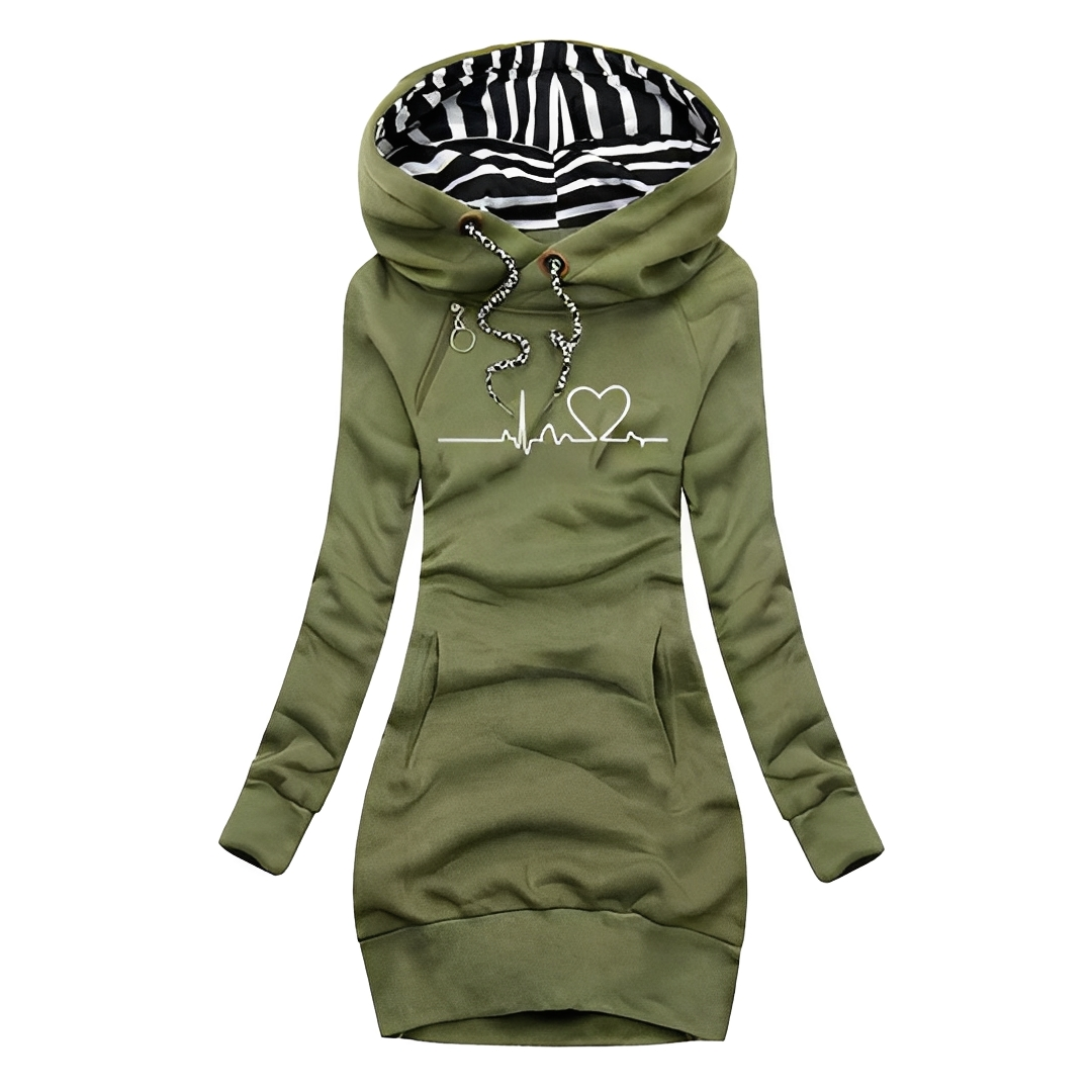 Amandine - Rochie-pulover comodă pentru femei