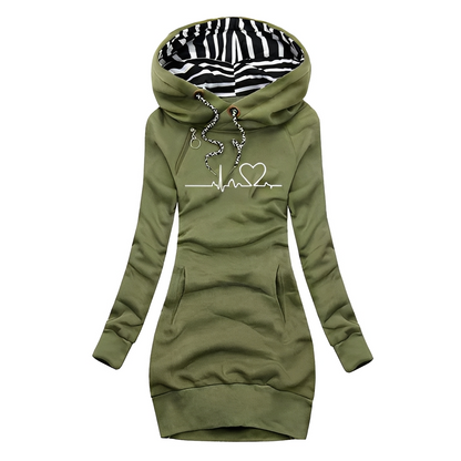 Amandine - Rochie-pulover comodă pentru femei