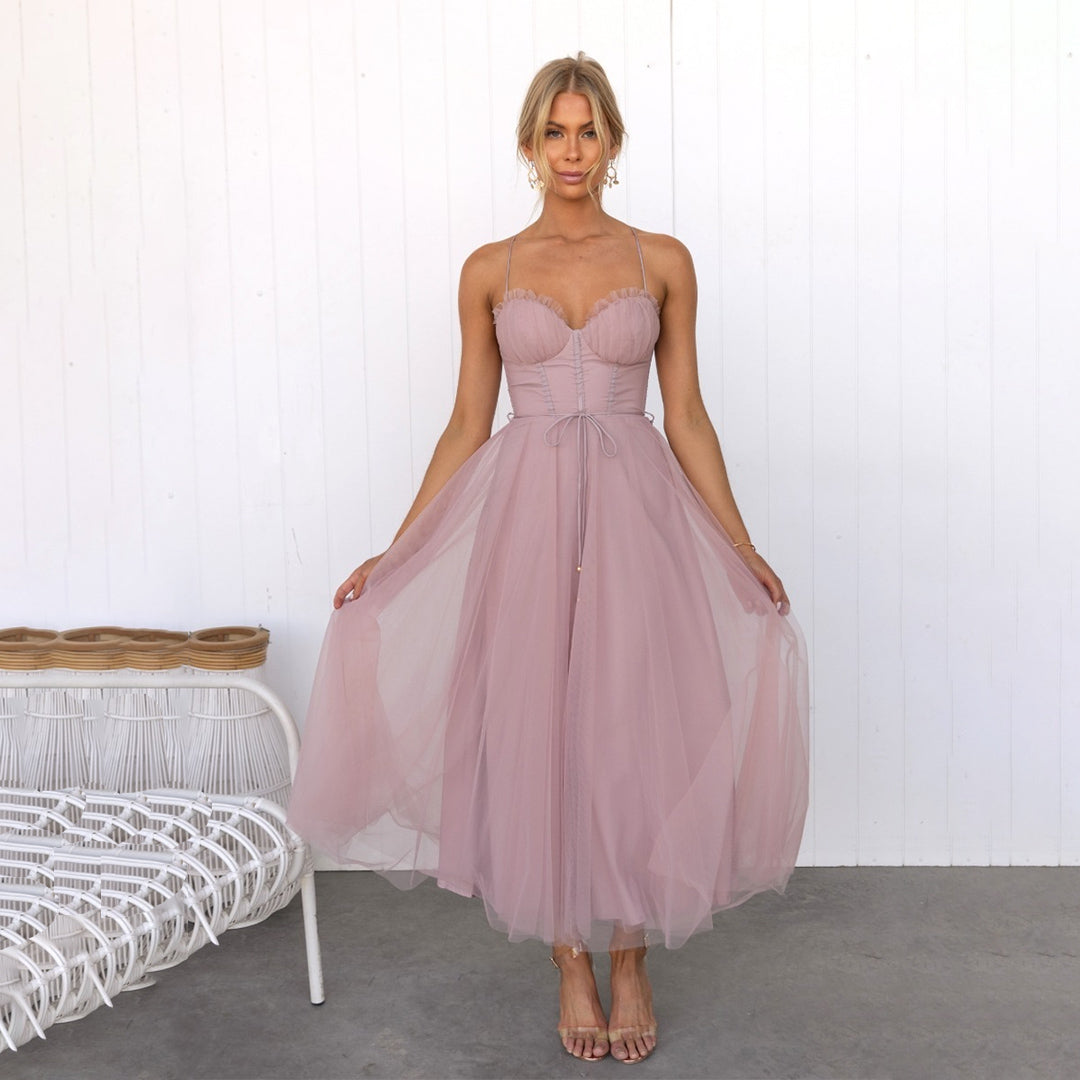 Franca – Rochie midi rafinată cu croială clasică
