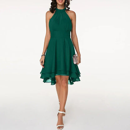 Lucy – Rochie Elegantă și Fluidă cu Volane Delicate