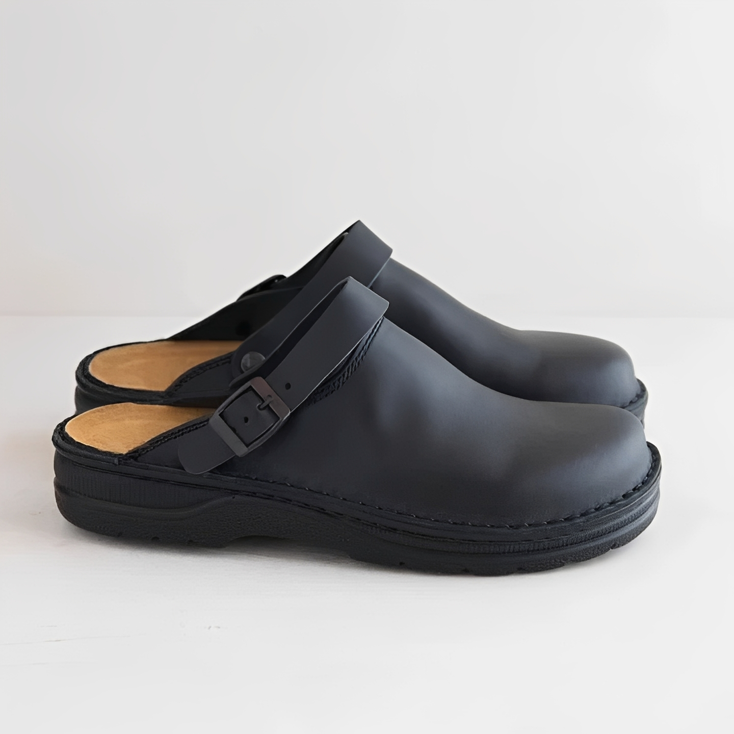 Amédél - Pantofi bărbătești din piele cu toc jos, extrem de rezistenți