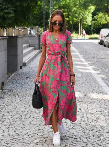 Cadlín - Rochie midi confortabilă pentru dame