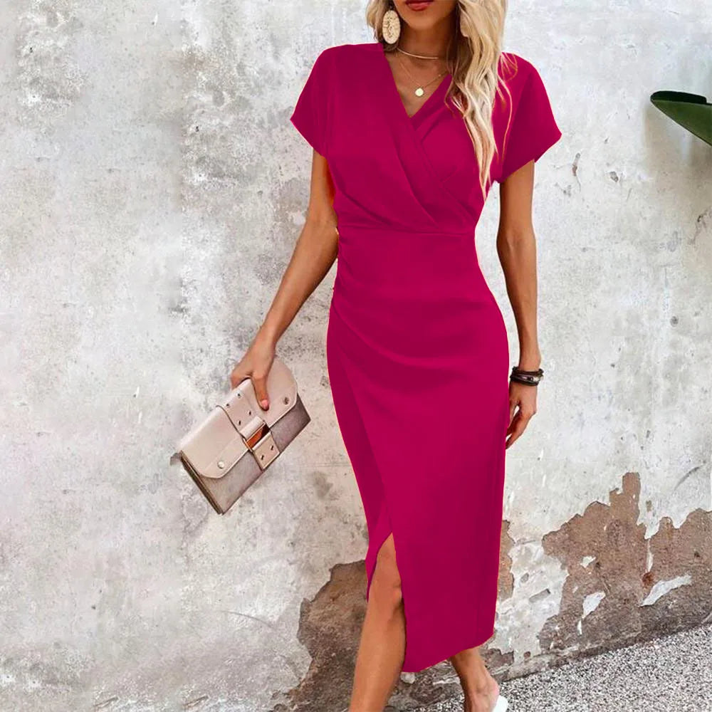 Fanny - Rochie midi elegantă și lejeră pentru femei