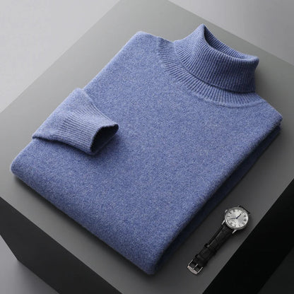 Adam - Clasic Merino Pulover cu Guler Înalt