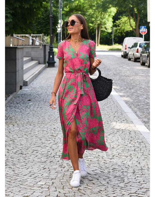 Cadlín - Rochie midi confortabilă pentru dame