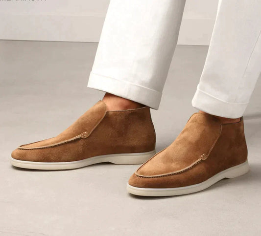 Argyle - Pantofi Loafers din Piele Întoarsă pentru Bărbați