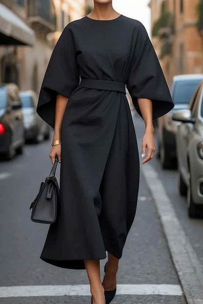 Clare - Rochie maxi rafinată cu cordon în talie