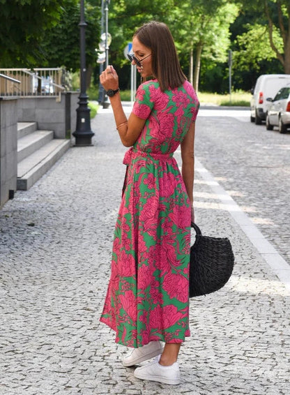 Cadlín - Rochie midi confortabilă pentru dame