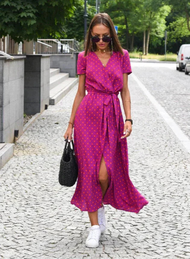 Cadlín - Rochie midi confortabilă pentru dame