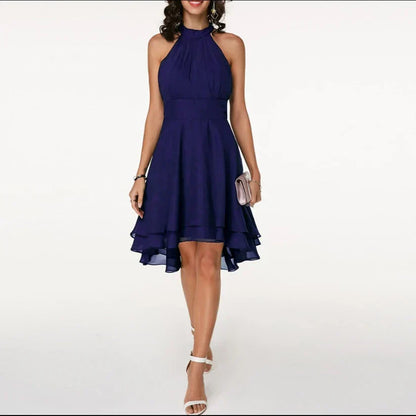 Lucy – Rochie Elegantă și Fluidă cu Volane Delicate