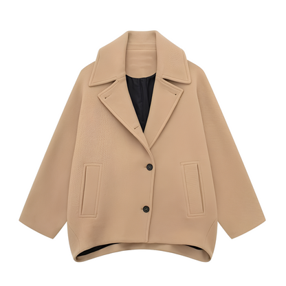 Rosalee - Elegant scurt manta de lână pentru femei