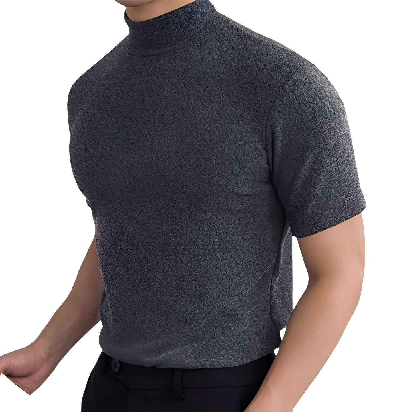 Barrett - Cămașă elegantă cu guler înalt pentru bărbați