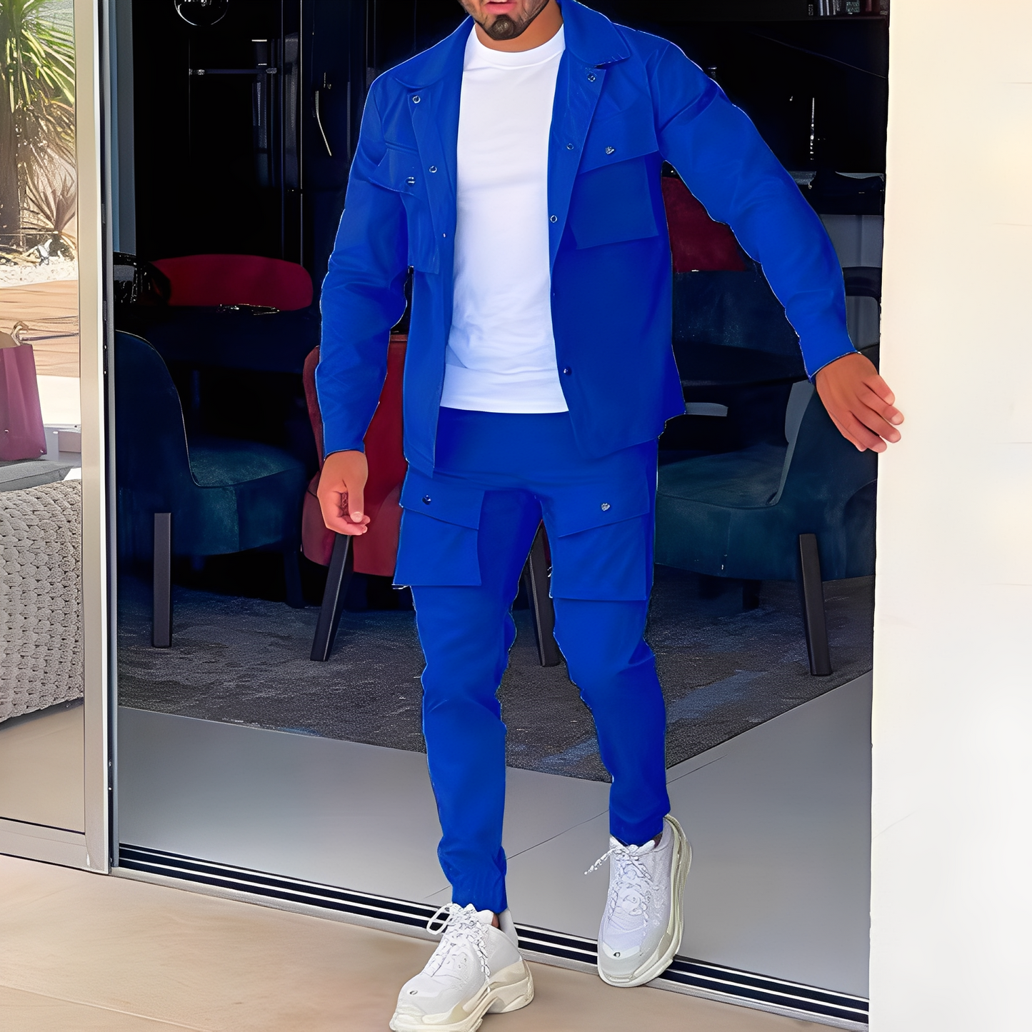 Neville - Set Cargo Stilat pentru Barba?i