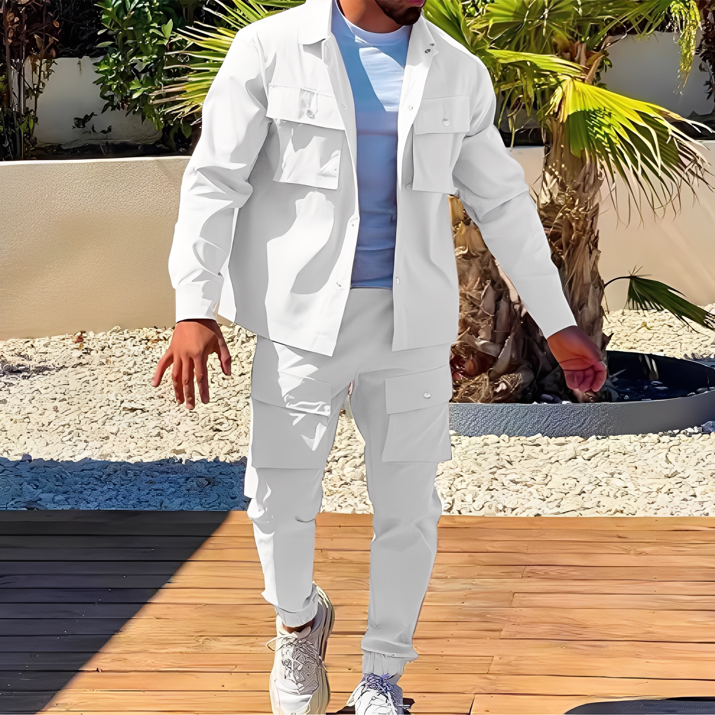 Neville - Set Cargo Stilat pentru Barba?i